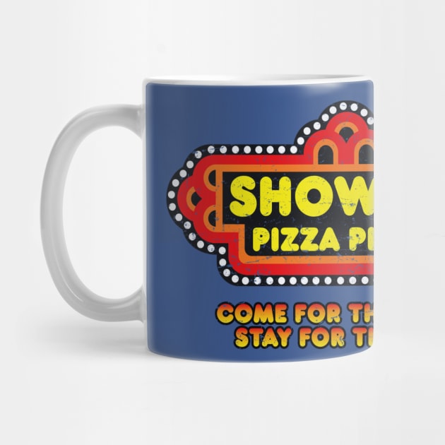 Distressed Showbiz Pizza Place by Tee Arcade